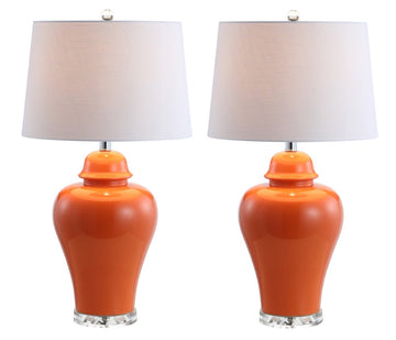 Winnie 27" Ceramic Urn LED Table Lamp - JONATHAN Y